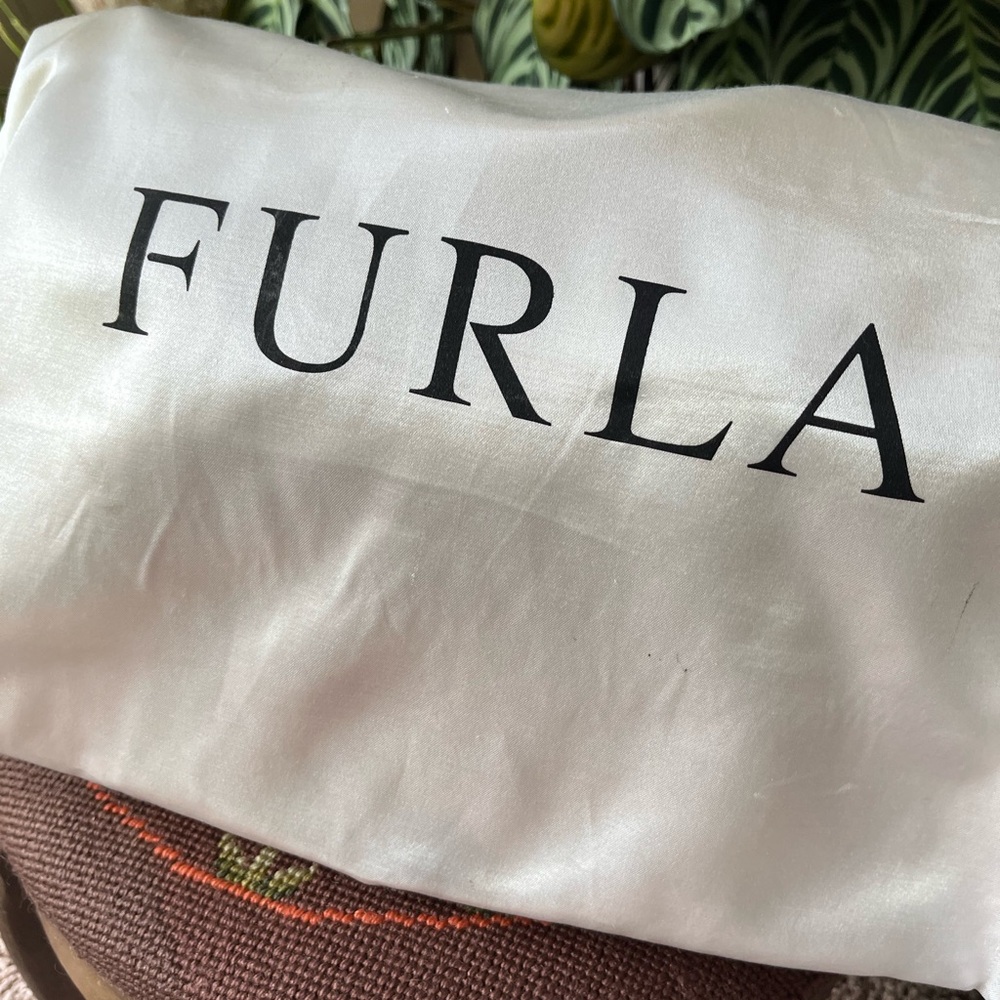 Furla Glossy Yellow Satchel - Picture 10 of 11